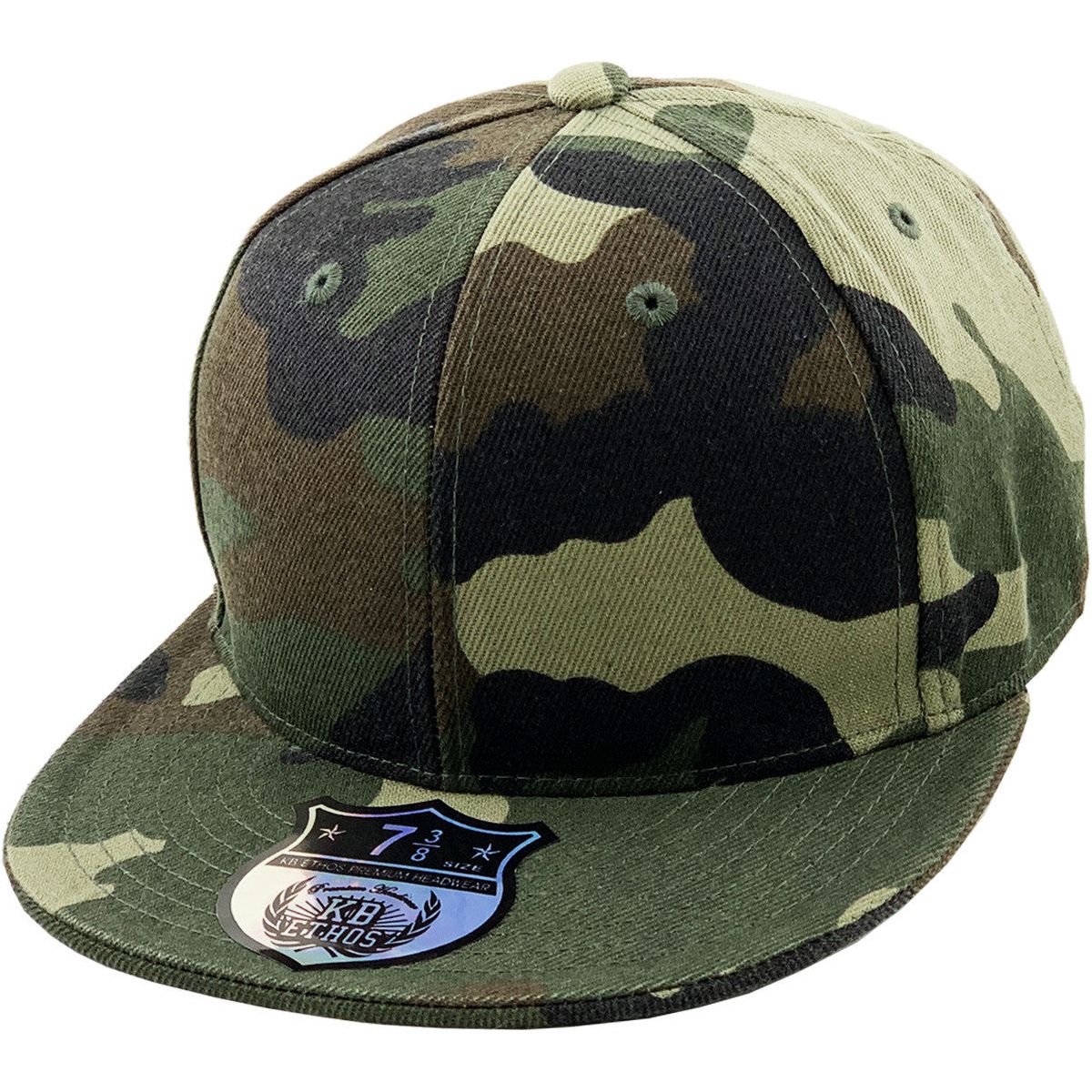 Camo - Structured and Fitted Baseball Cap - Image 3
