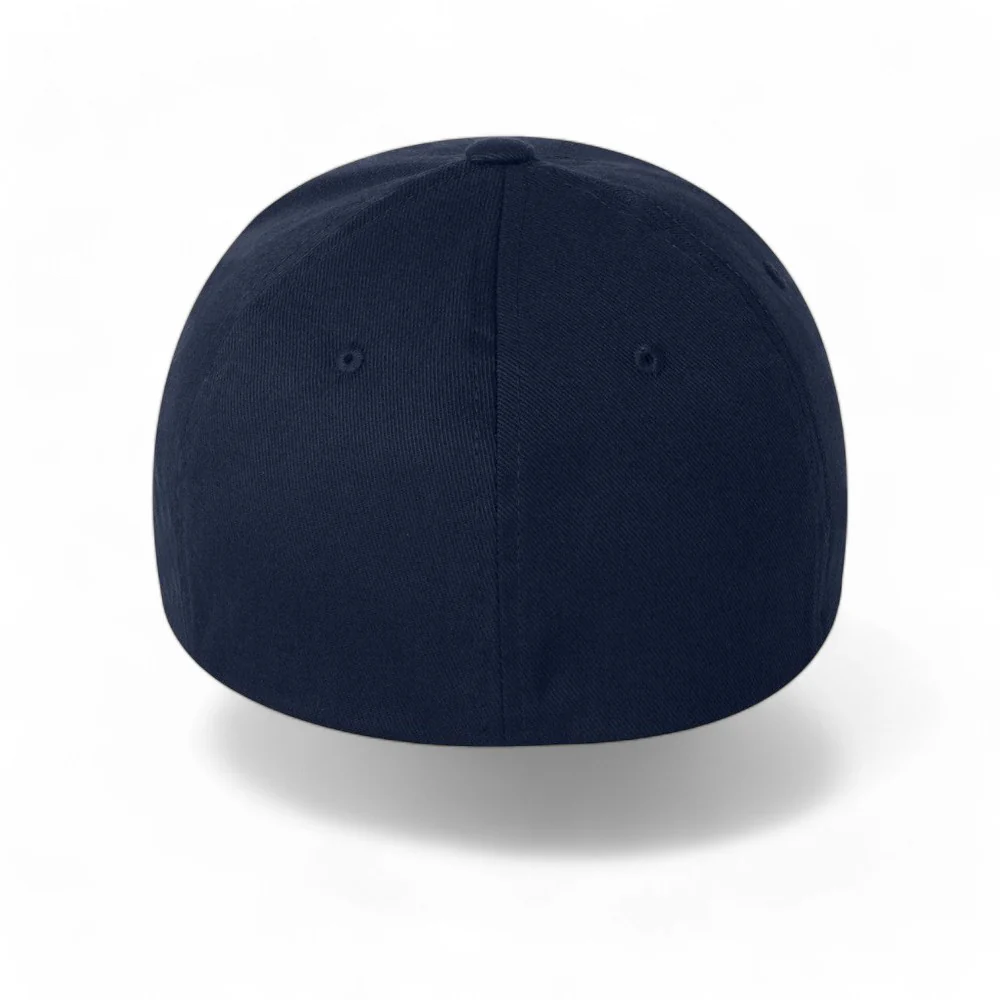 Navy Blue Dark - Flexfit Baseball Cap - Image 3